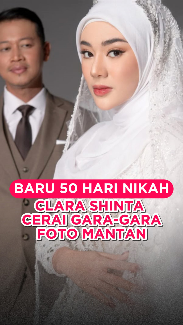 Baru 50 Hari Nikah, Clara Shinta Cerai Gara-gara Foto Mantan