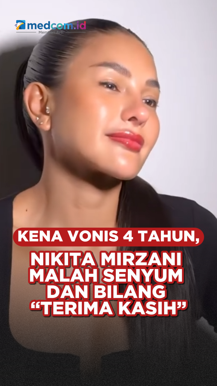 Kena Vonis 4 Tahun, Nikita Mirzani Malah Senyum & Bilang “Terima Kasih”