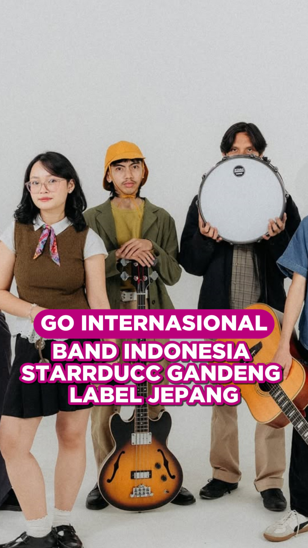 Go Internasional, Band Indonesia Starrducc Gandeng Label Jepang