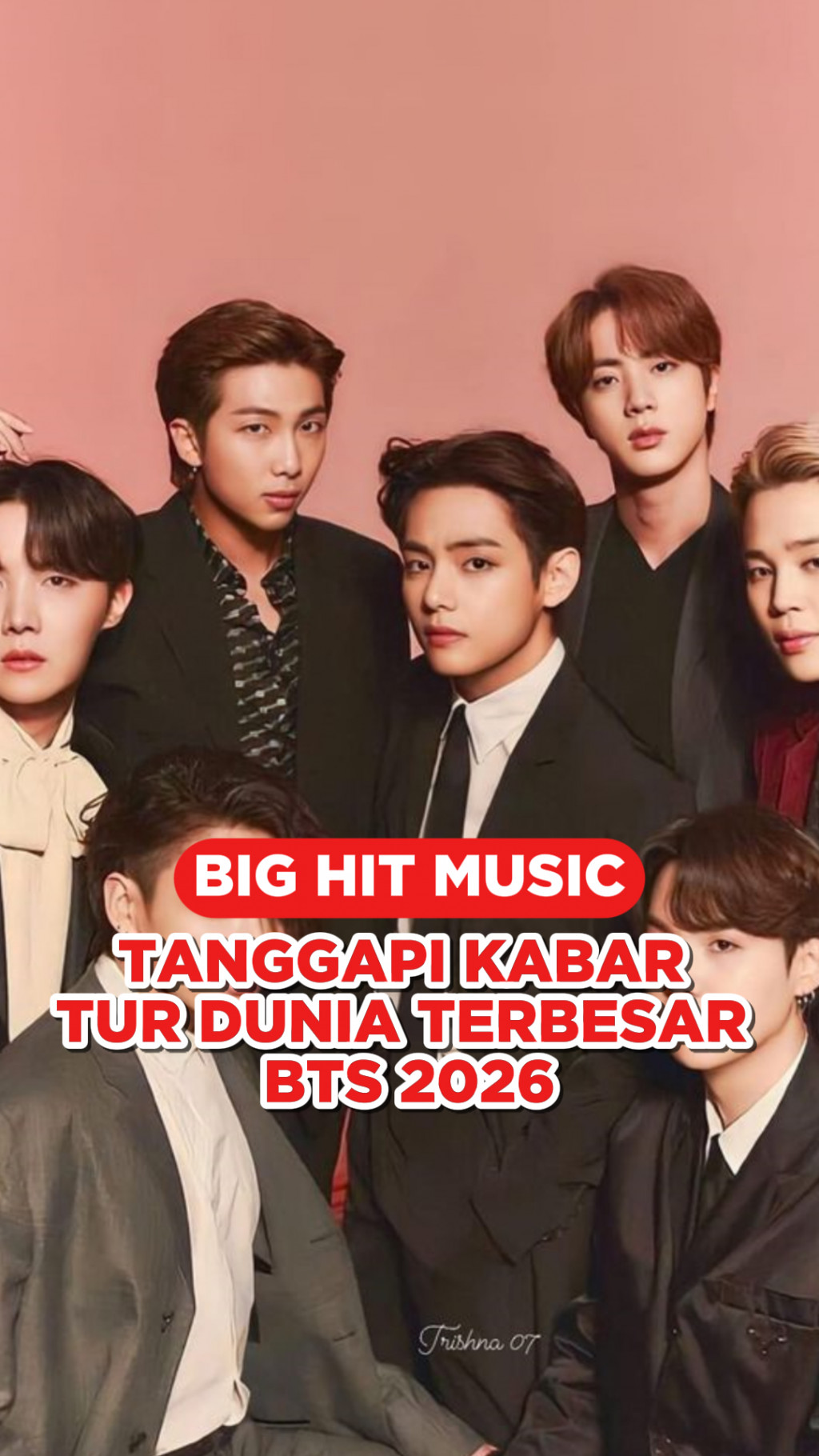 Big Hit Music Tanggapi Kabar Tur Dunia Terbesar BTS 2026