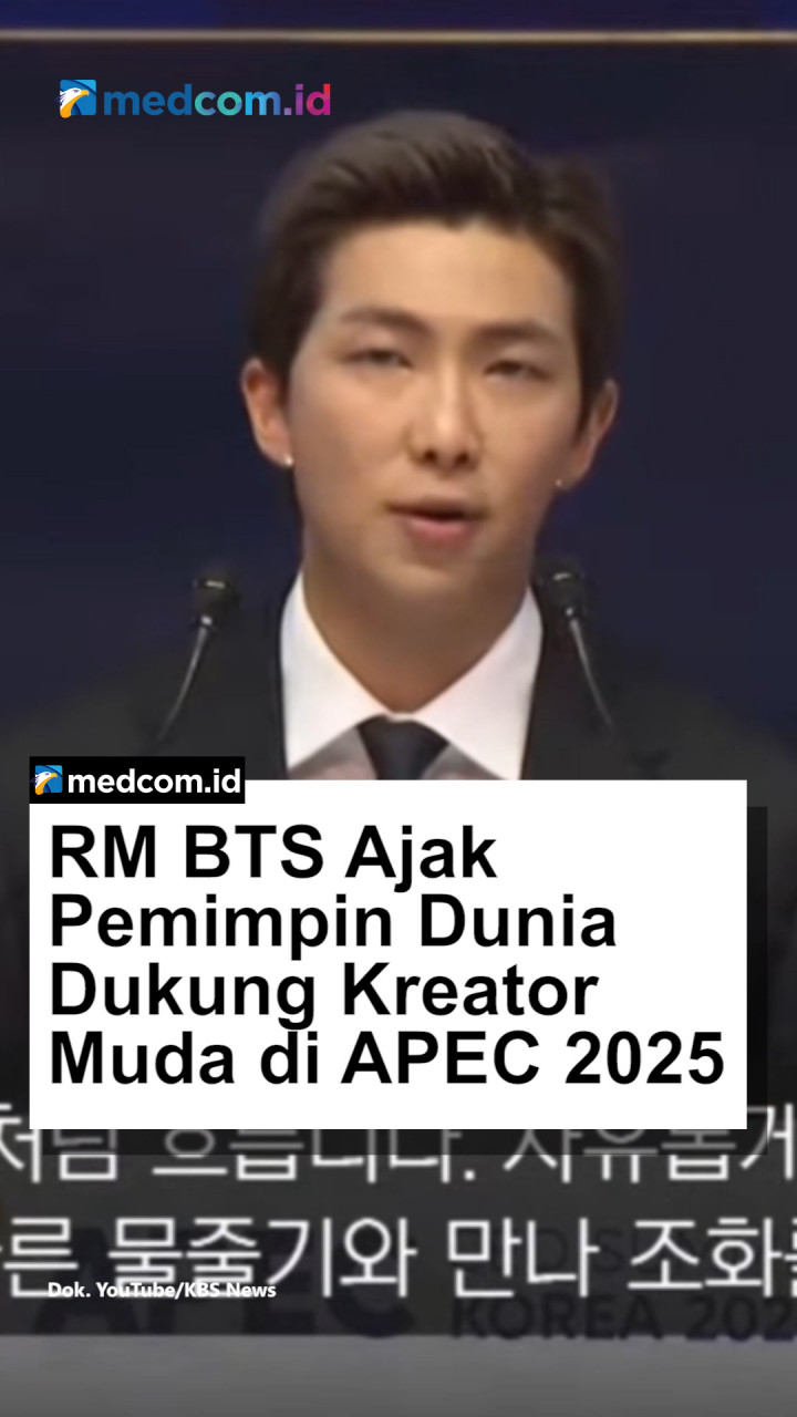 RM BTS Ajak Para Pemimpin Dunia Dukung Kreator Muda di APEC 2025