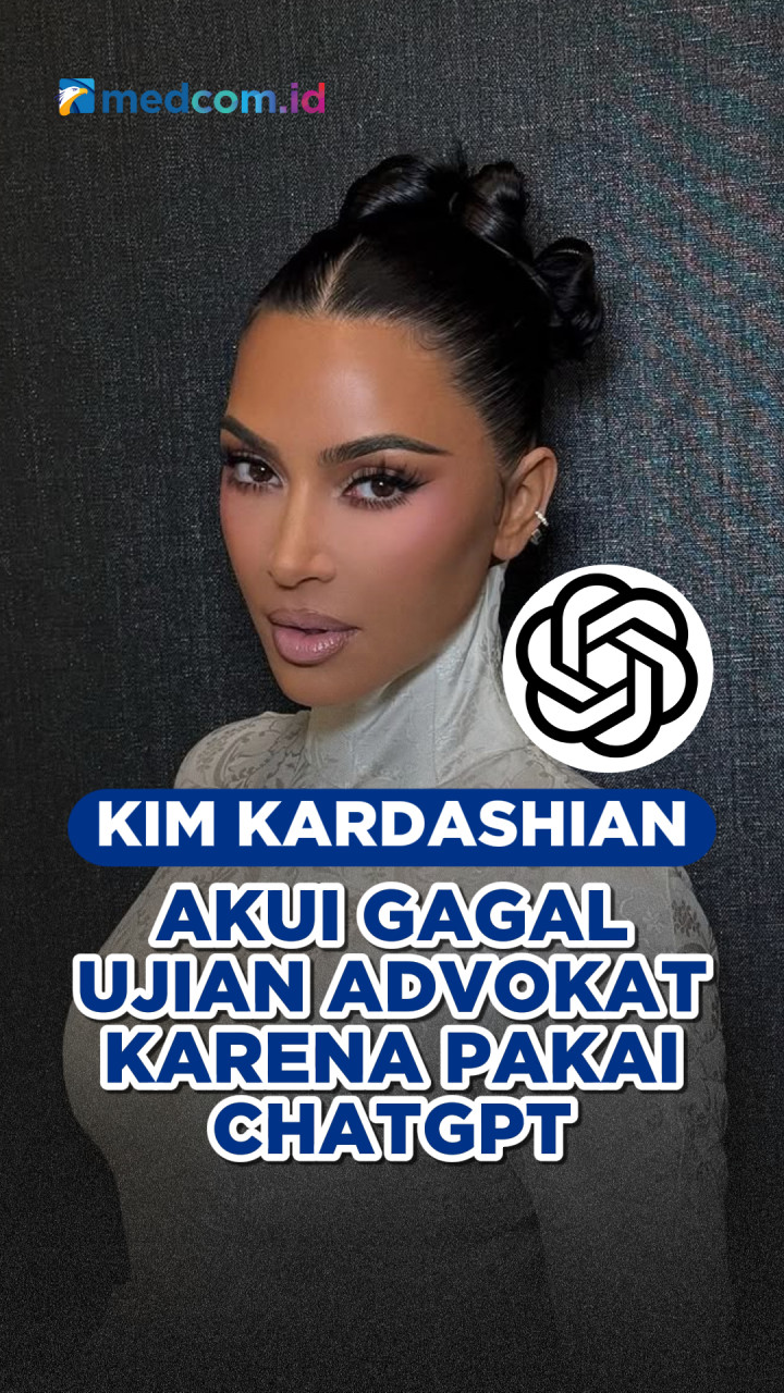 Duh! Kim Kardashian Akui Gagal Ujian Advokat Karena Pakai ChatGPT