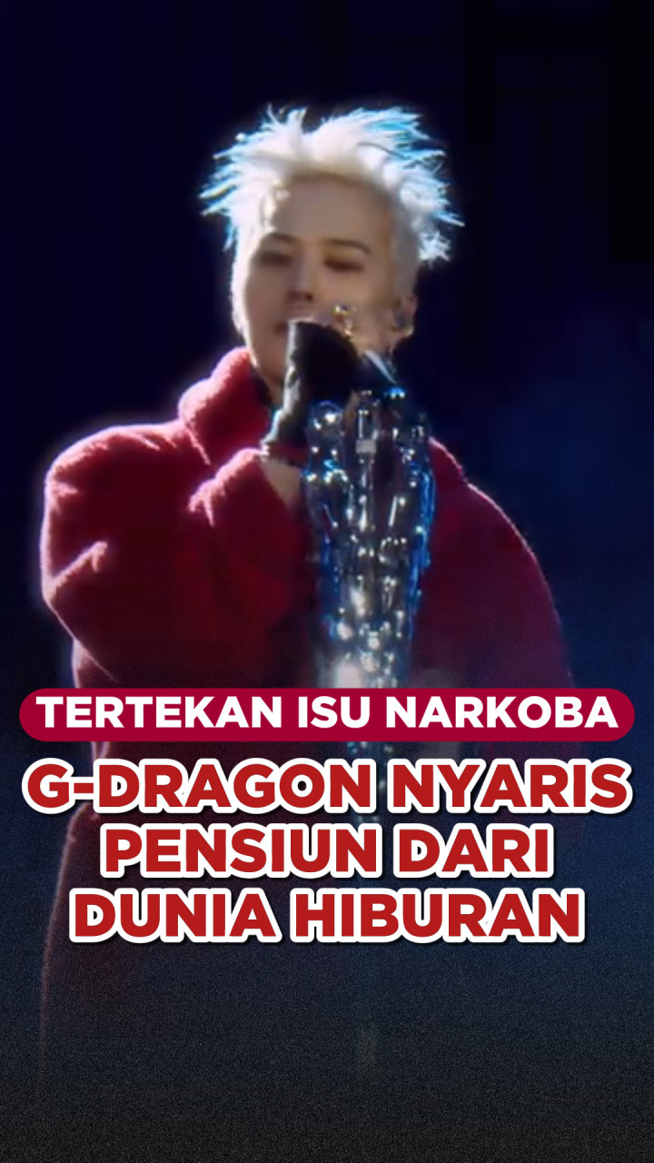 Tertekan Isu Narkoba, G-Dragon Nyaris Pensiun dari Dunia Hiburan