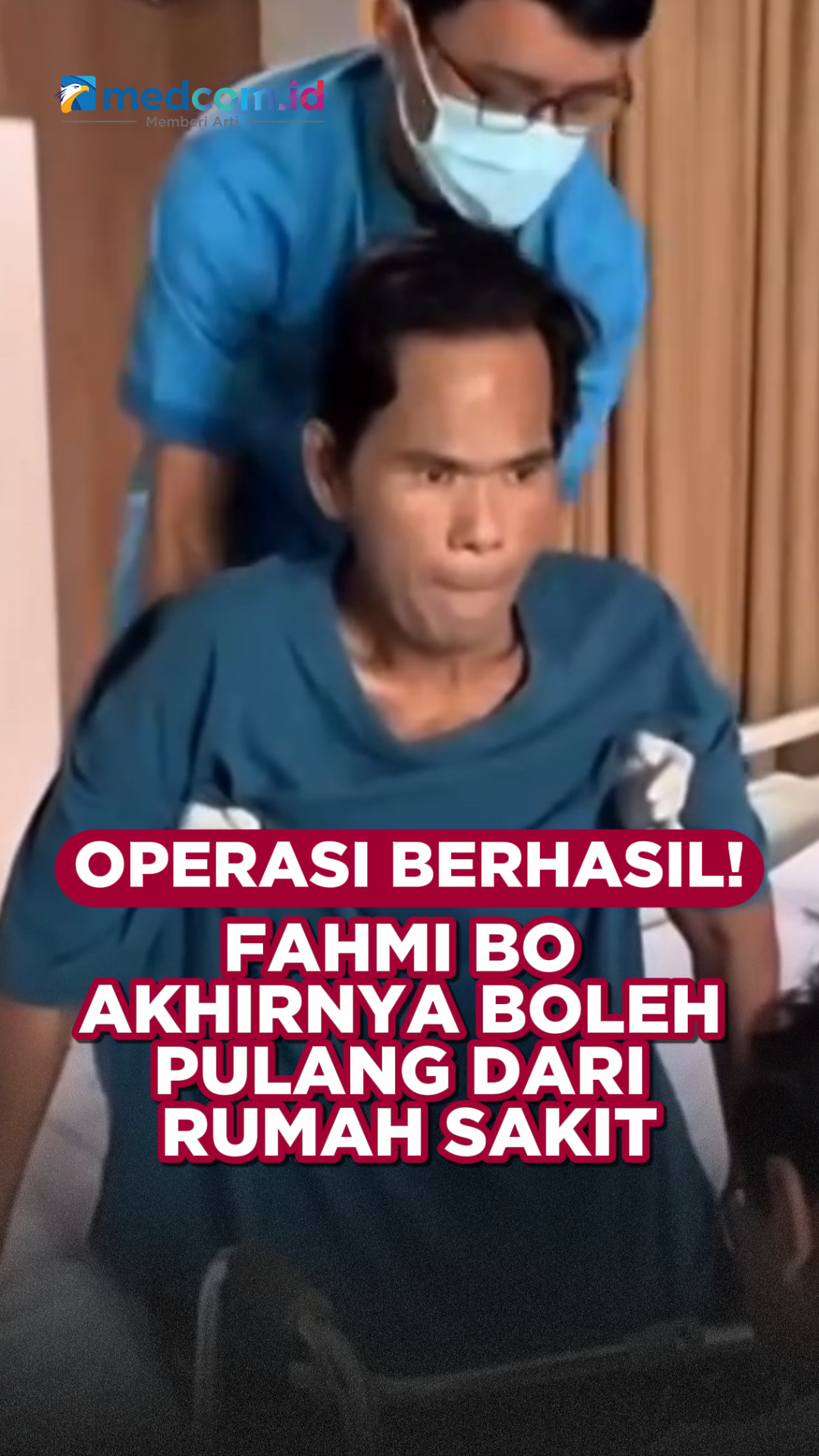 Operasi Berhasil! Fahmi Bo Akhirnya Boleh Pulang dari Rumah Sakit