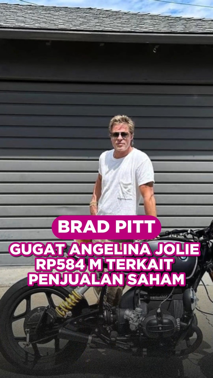 Brad Pitt Gugat Angelina Jolie Rp584 M Terkait Penjualan Saham
