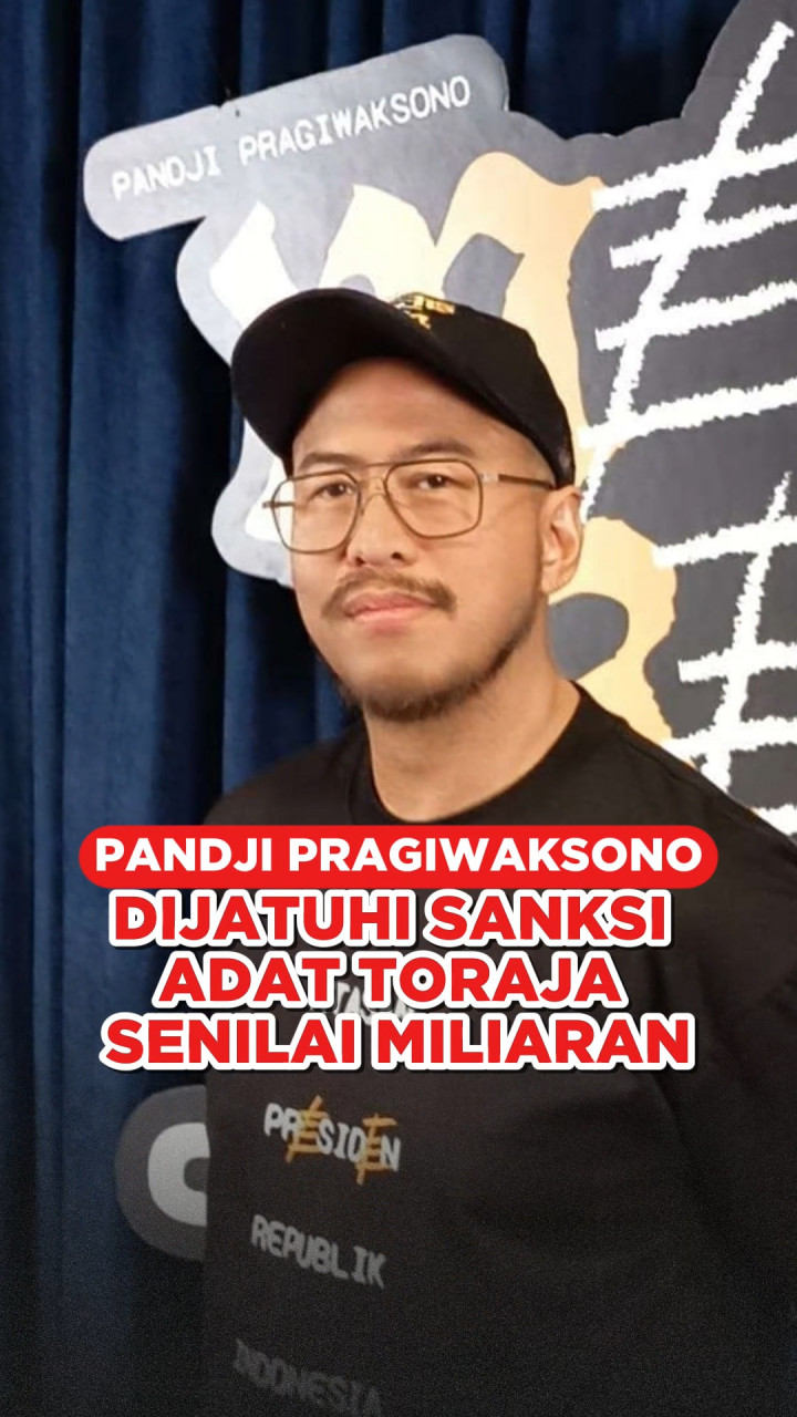 Pandji Pragiwaksono Dijatuhi Sanksi Adat Toraja Senilai Miliaran