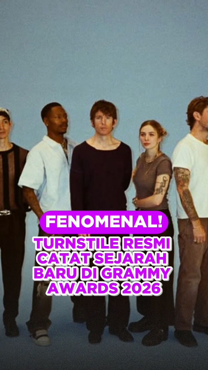 Fenomenal! Turnstile Resmi Catat Sejarah Baru di Grammy Awards 2026