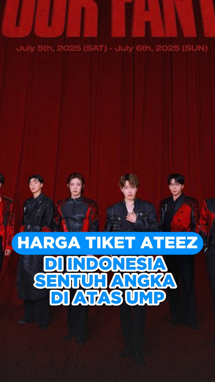 Harga Tiket ATEEZ di Indonesia Sentuh Angka di Atas UMP