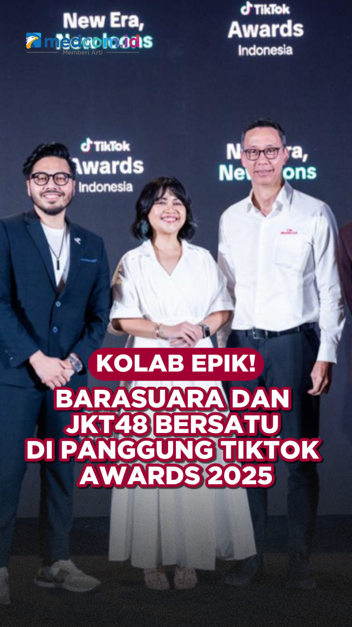 Kolab Epik! Barasuara dan JKT48 Bersatu di Panggung TikTok Awards 2025