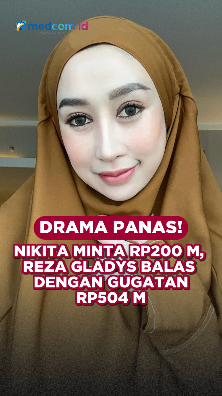 Drama Panas! Nikita Minta Rp200 M, Reza Gladys Balas dengan Gugatan Rp504 M