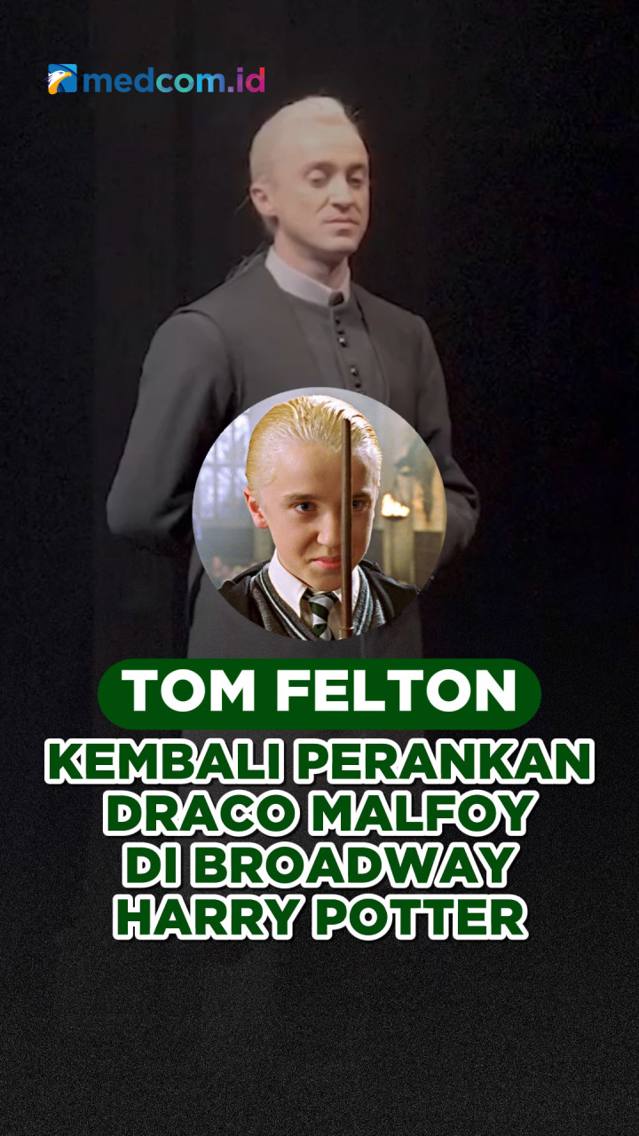 Tom Felton Kembali Perankan Draco Malfoy di Broadway Harry Potter