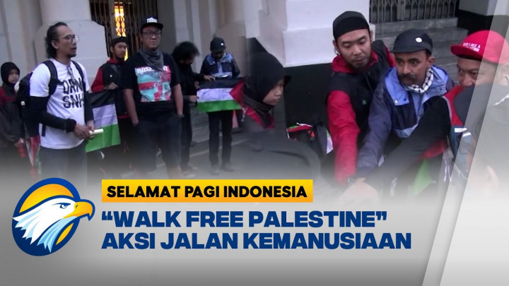 'Walk for Free Palestine' Solidaritas Muda-Mudi Bandung Untuk Palestina