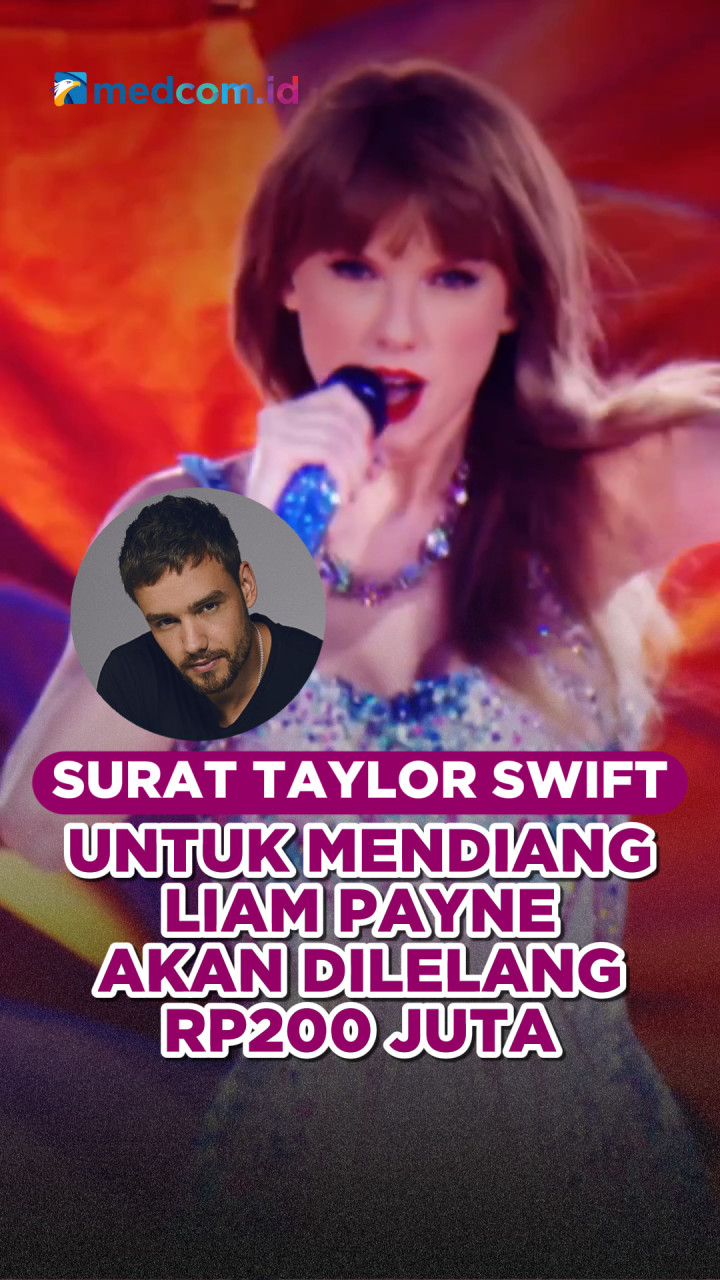 Surat Taylor Swift untuk Liam Payne Akan Dilelang, Nyaris Rp200 Juta