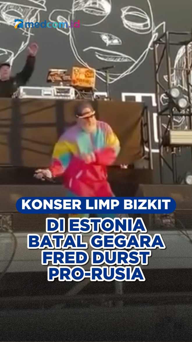 Konser Limp Bizkit di Estonia Batal Gegara Fred Durst Pro-Rusia