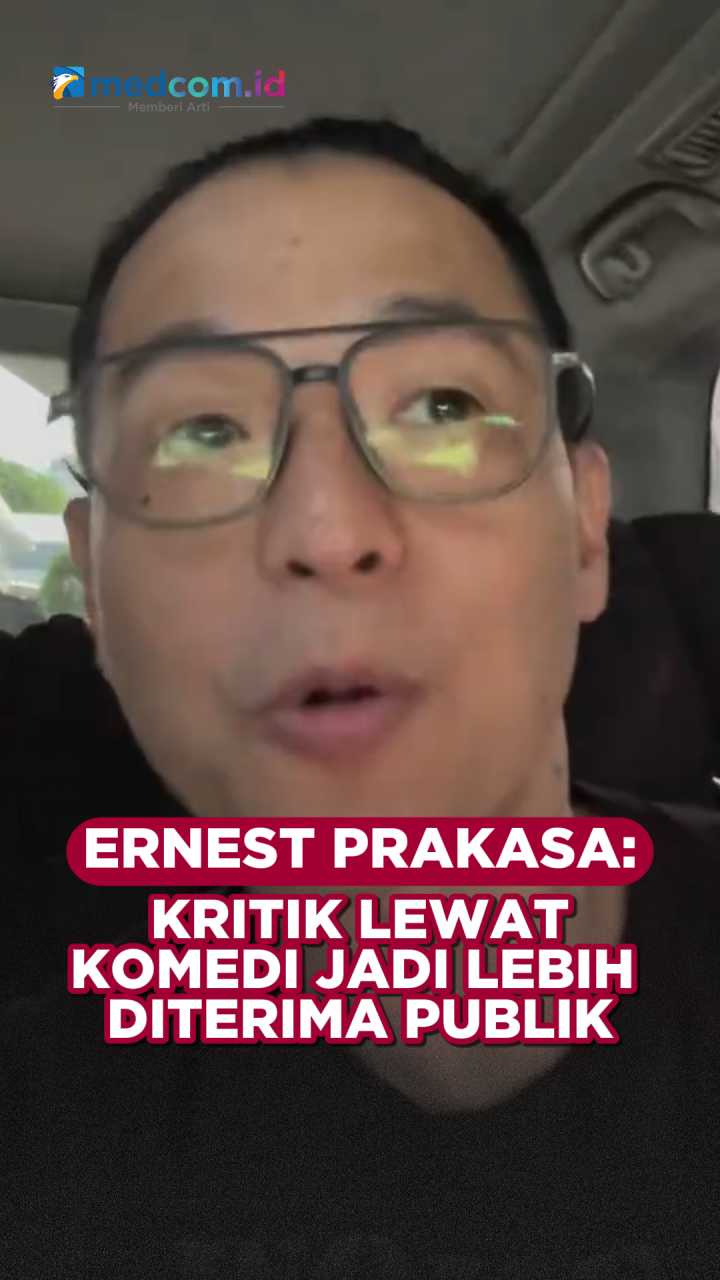 Ernest Prakasa: Kritik Lewat Komedi Jadi Lebih Diterima Publik
