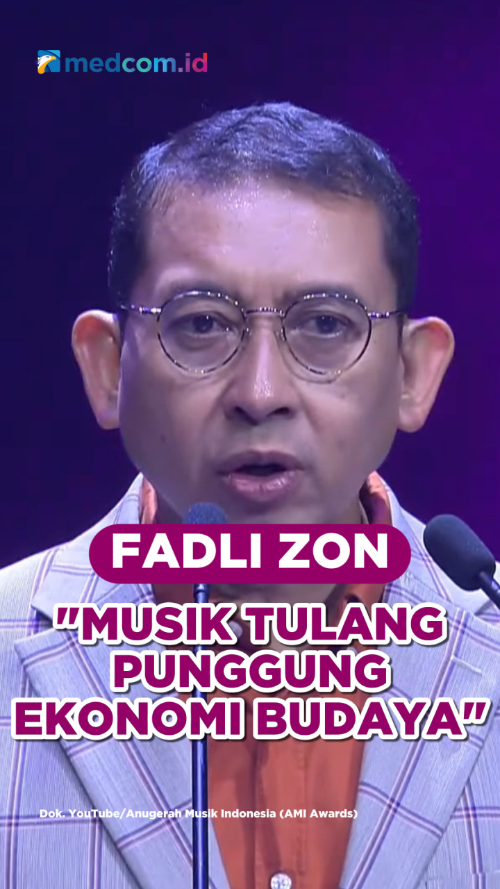 Fadli Zon di AMI Awards 2025: Musik Tulang Punggung Ekonomi Budaya