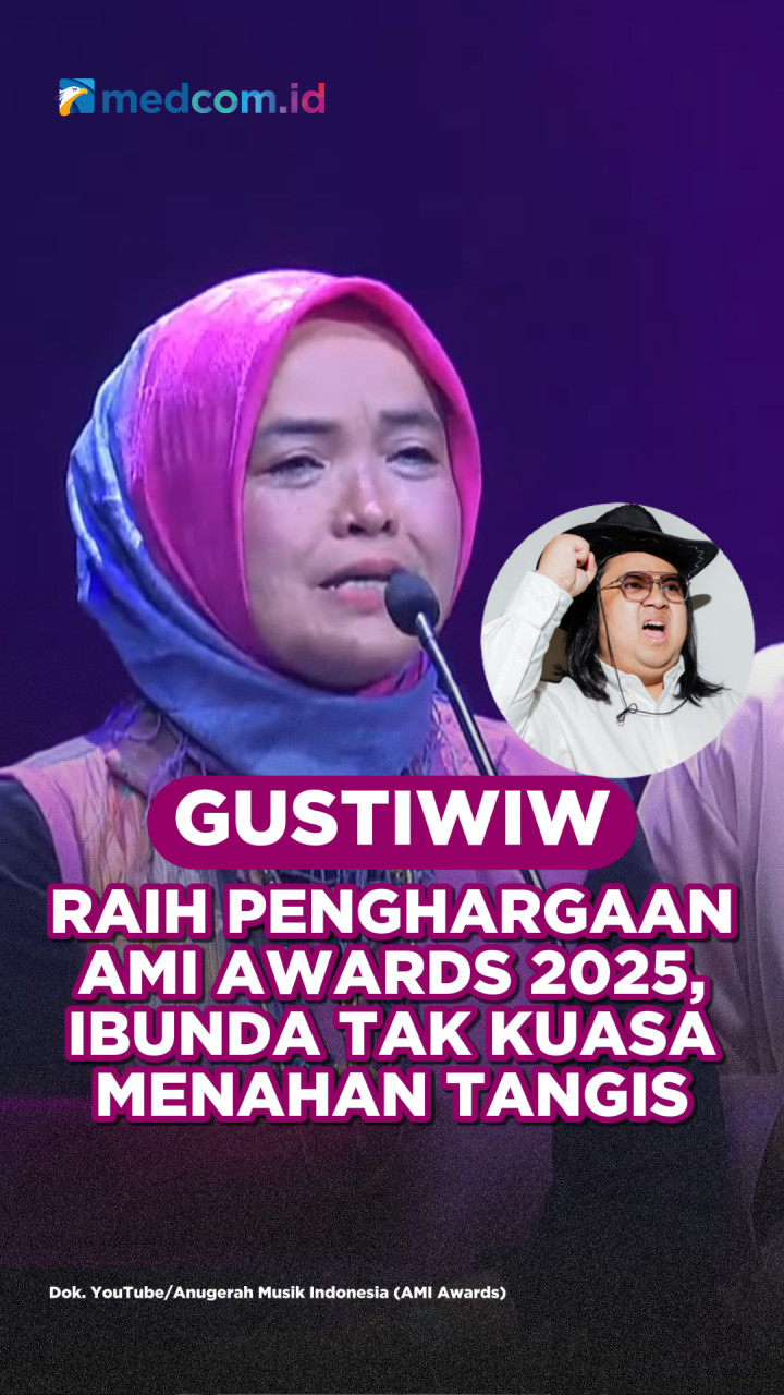 Gustiwiw Raih AMI Awards 2025, Ibunda Tak Kuasa Menahan Tangis