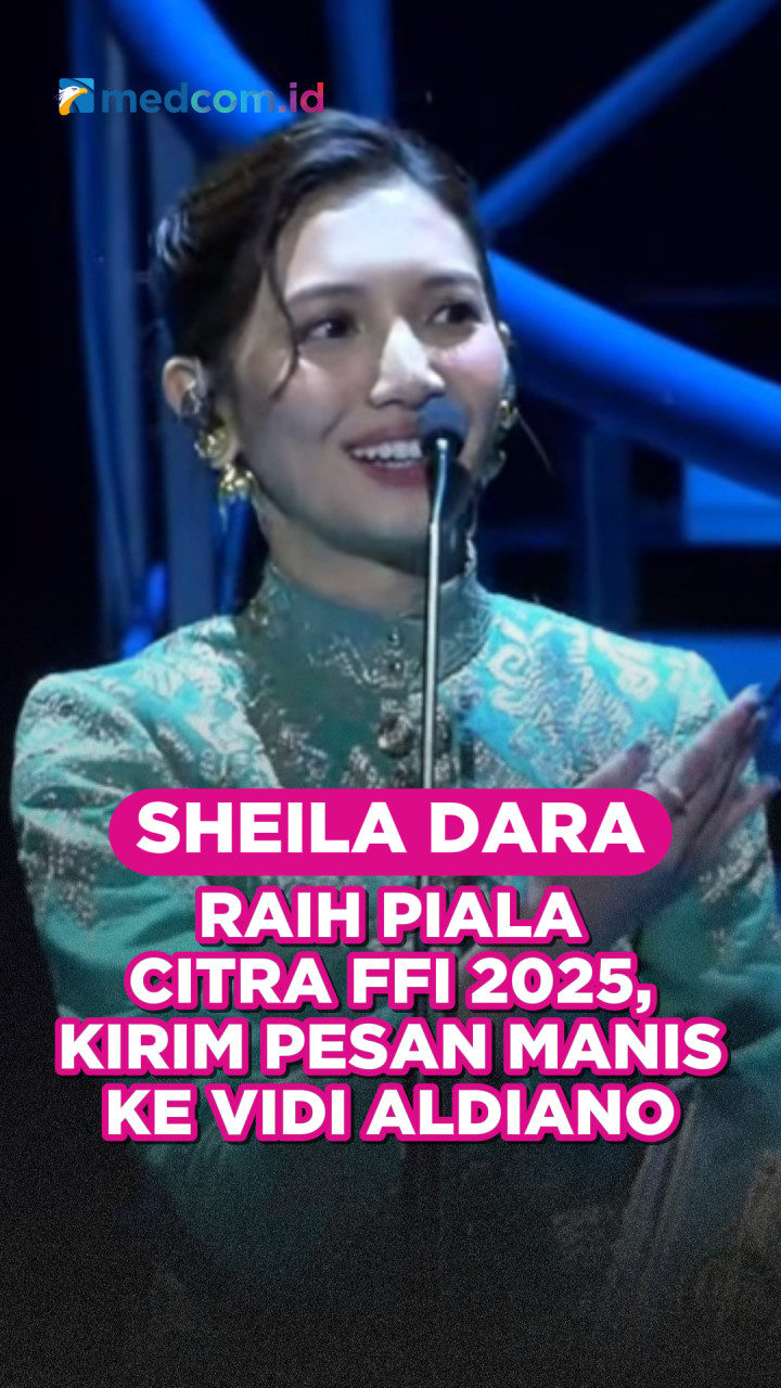 Sheila Dara Raih Piala Citra FFI 2025, Kirim Pesan Manis ke Vidi
