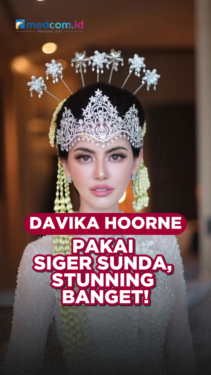 Davika Hoorne Pakai Siger Sunda, Stunning Banget!