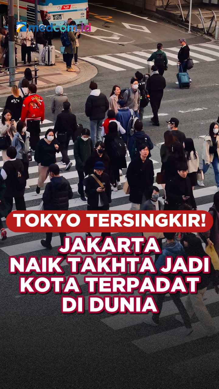 Tokyo Tersingkir! Jakarta Naik Takhta Jadi Kota Terpadat Dunia