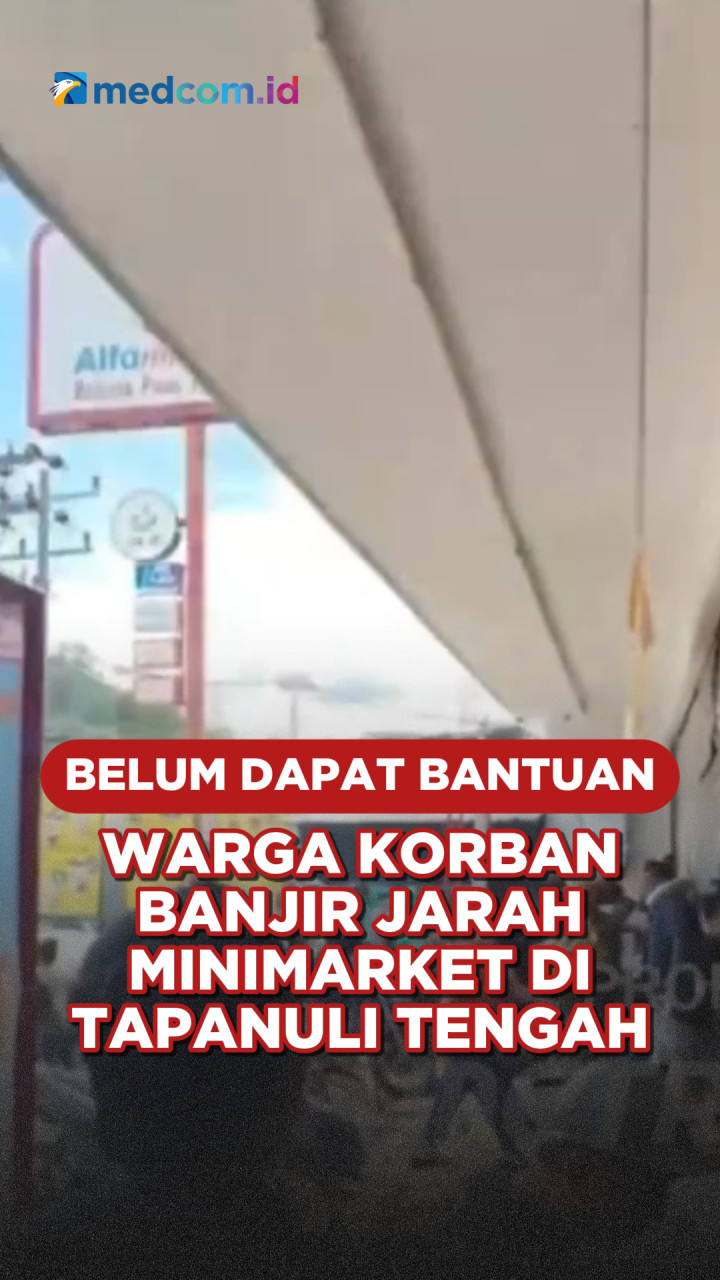 Belum Dapat Bantuan, Warga Korban Banjir Jarah Minimarket di Tapteng