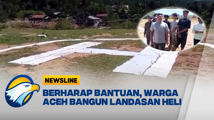Helipad Darurat di Aceh Tengah, Harapan Warga Terdampak Banjir Bandang