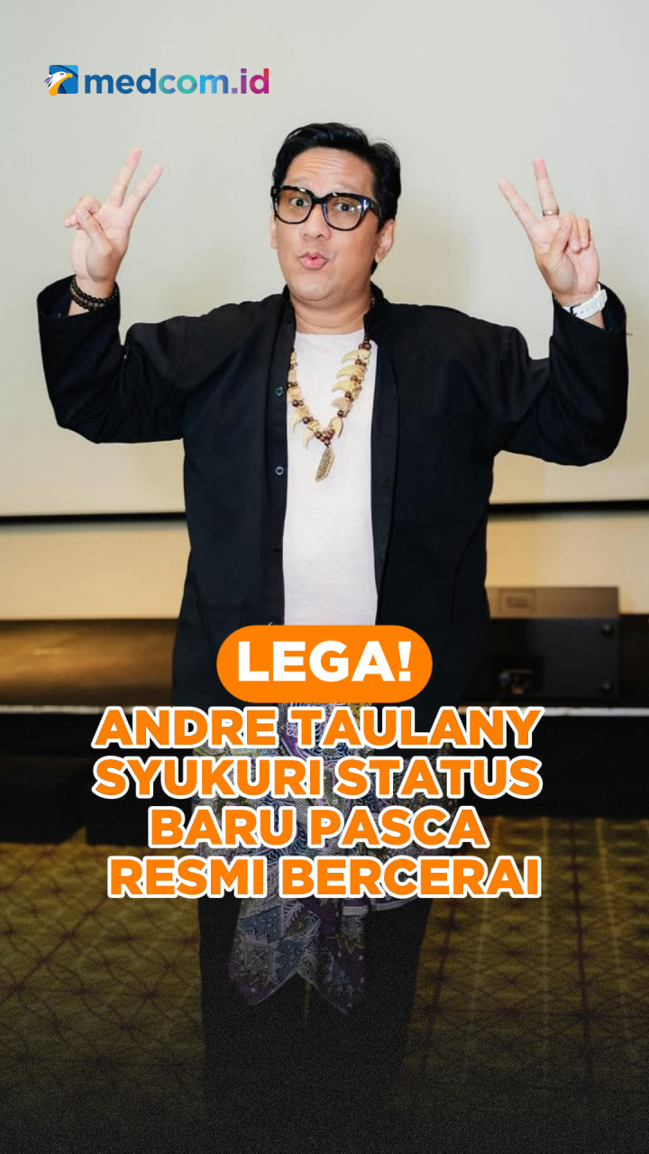 Lega! Andre Taulany Syukuri Status Baru Pasca Resmi Bercerai