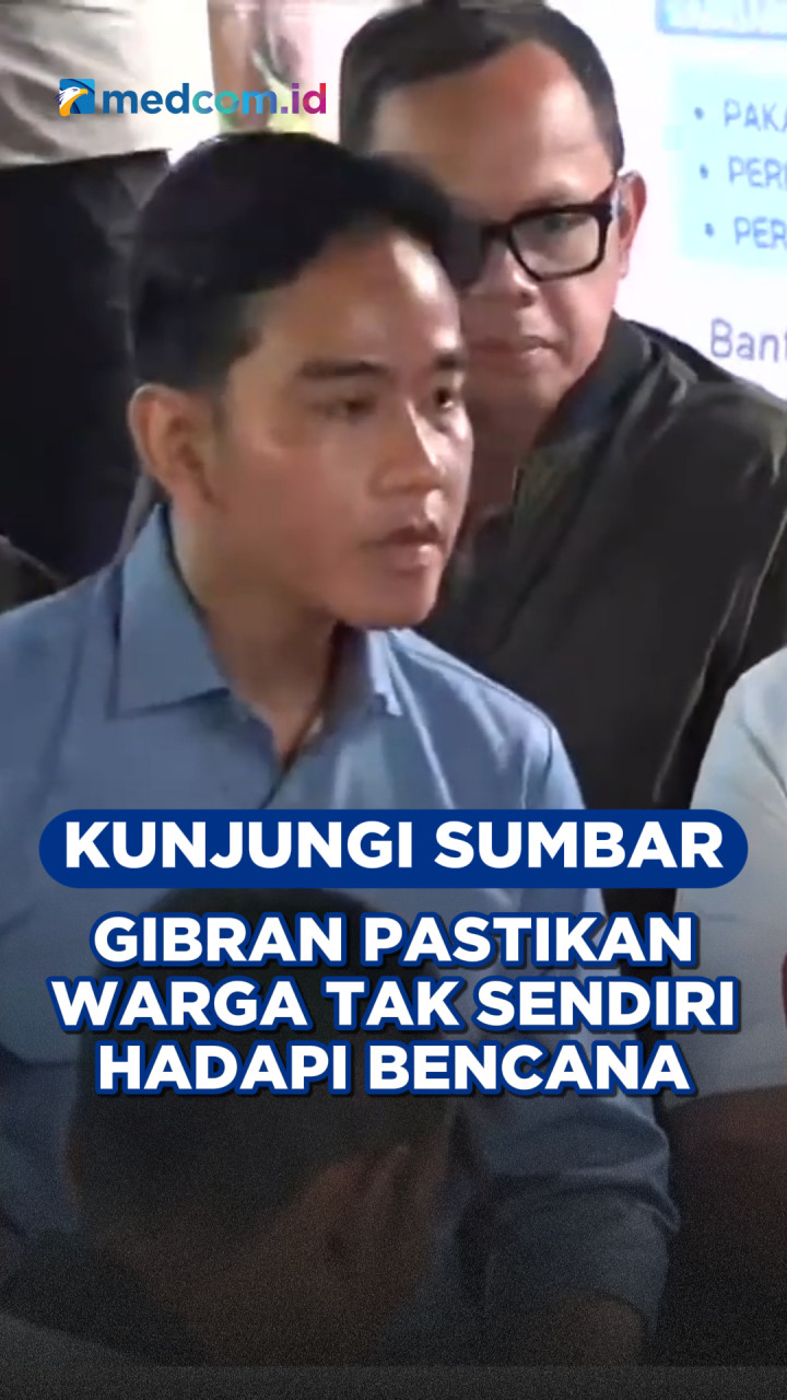 Kunjungi Sumbar, Gibran Pastikan Warga Tak Sendiri Hadapi Bencana