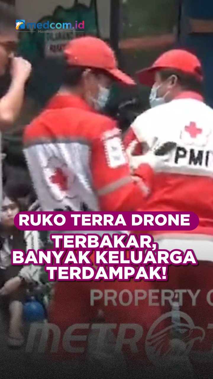 Ruko Terra Drone Terbakar, Banyak Keluarga Terdampak!