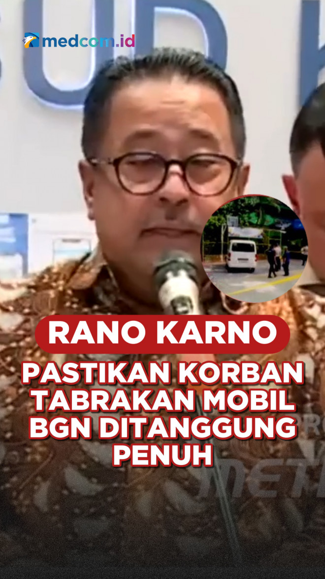 Rano Karno Pastikan Korban Tabrakan Mobil BGN Ditanggung Penuh