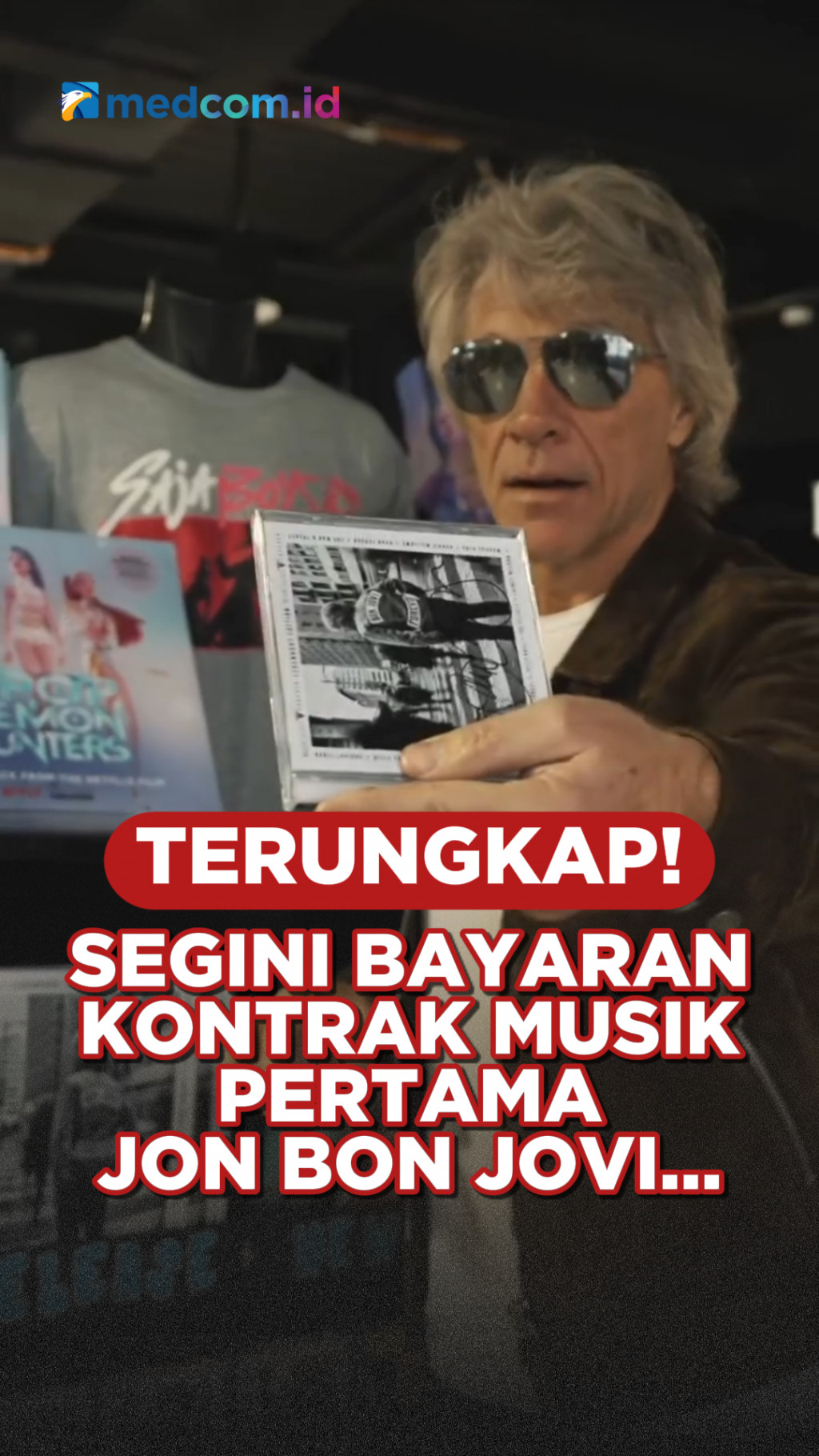 Terungkap! Segini Bayaran Kontrak Musik Pertama Jon Bon Jovi…