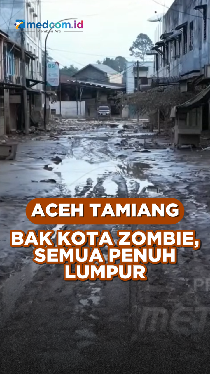 Aceh Tamiang Bak Kota Zombie, Semua Penuh Lumpur