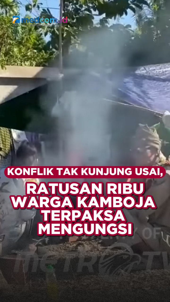 Konflik Tak Kunjung Usai, Ratusan Ribu Warga Kamboja Terpaksa Mengungsi