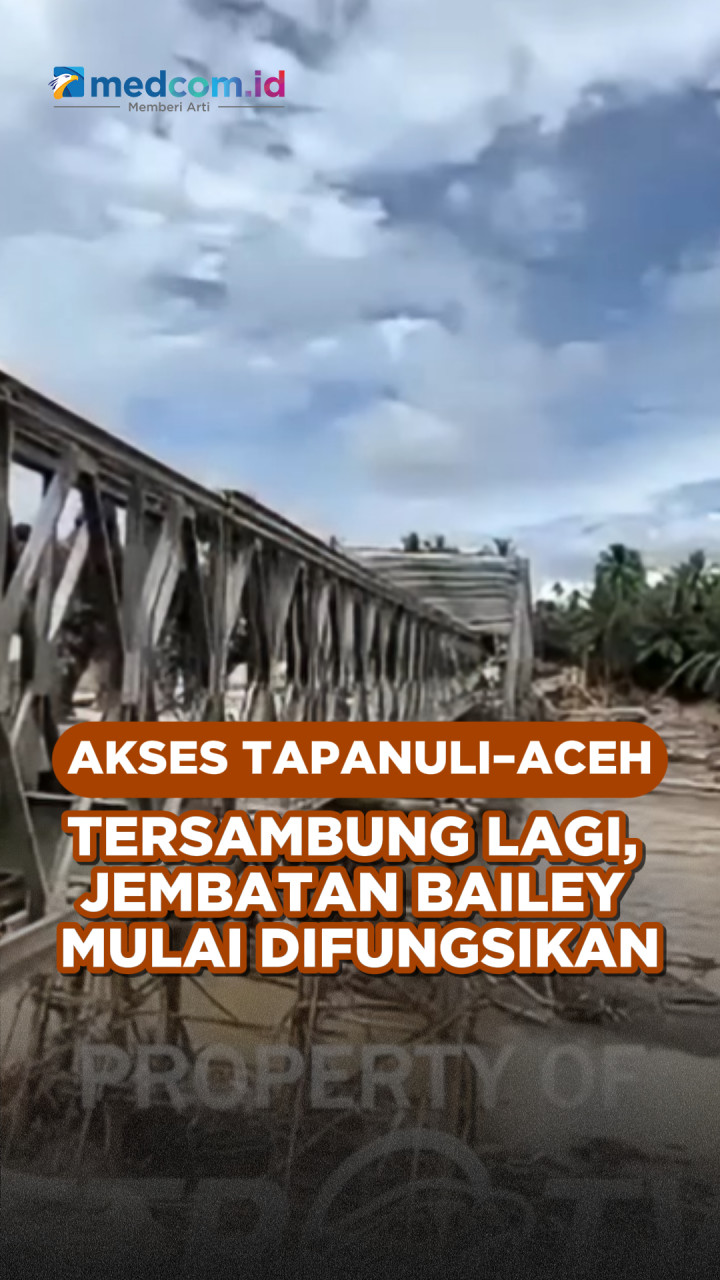 Akses Tapanuli–Aceh Tersambung Lagi, Jembatan Bailey Mulai Difungsikan