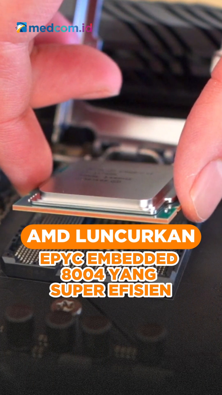 AMD Luncurkan EPYC Embedded 8004 yang Super Efisien