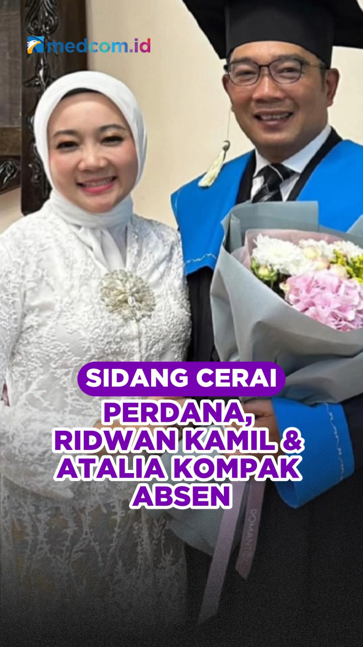 Sidang Cerai Perdana, Ridwan Kamil & Atalia Kompak Absen