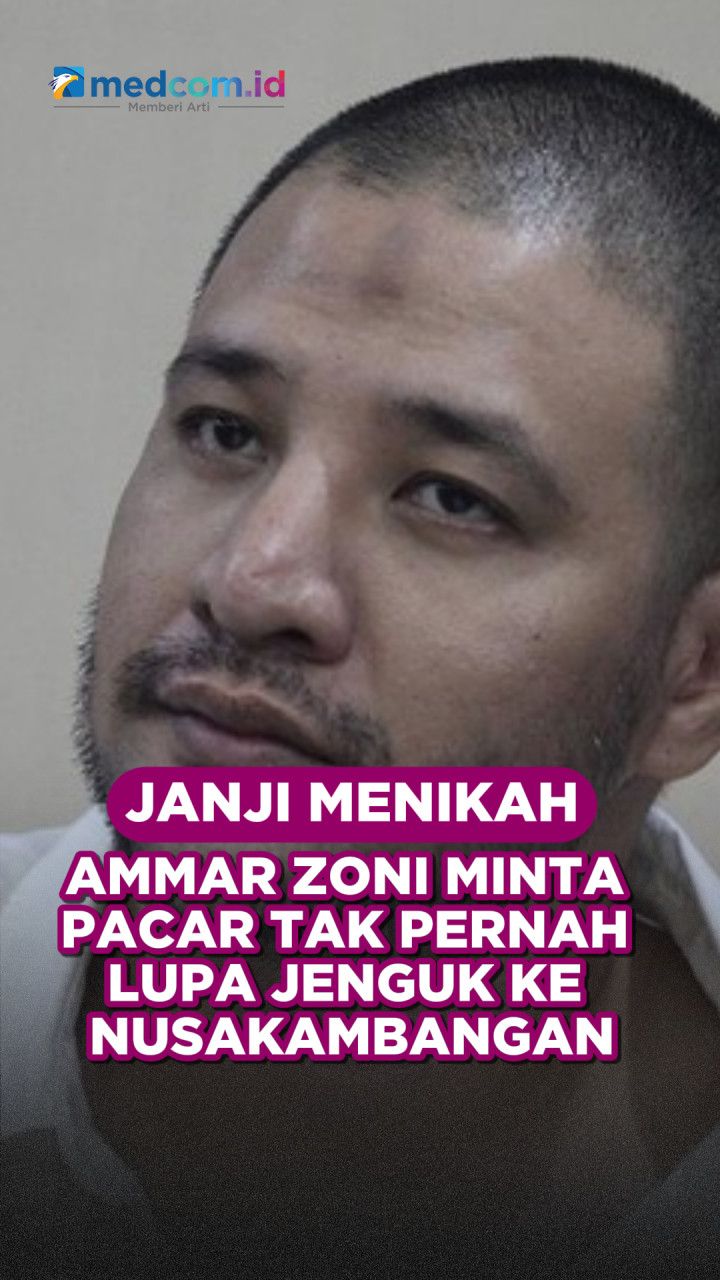 Janji Menikah, Ammar Zoni Minta Pacar Tak Pernah Lupa Jenguk ke Nusakambangan