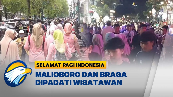 Kawasan Malioboro dan Braga Ramai Wisatawan