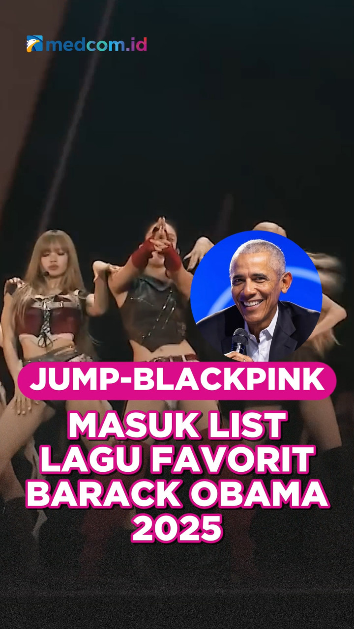Lagu 'JUMP' BLACKPINK Masuk List Lagu Favorit Barack Obama 2025
