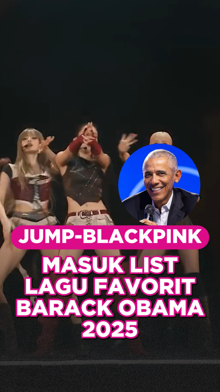 Lagu 'JUMP' BLACKPINK Masuk List Lagu Favorit Barack Obama 2025