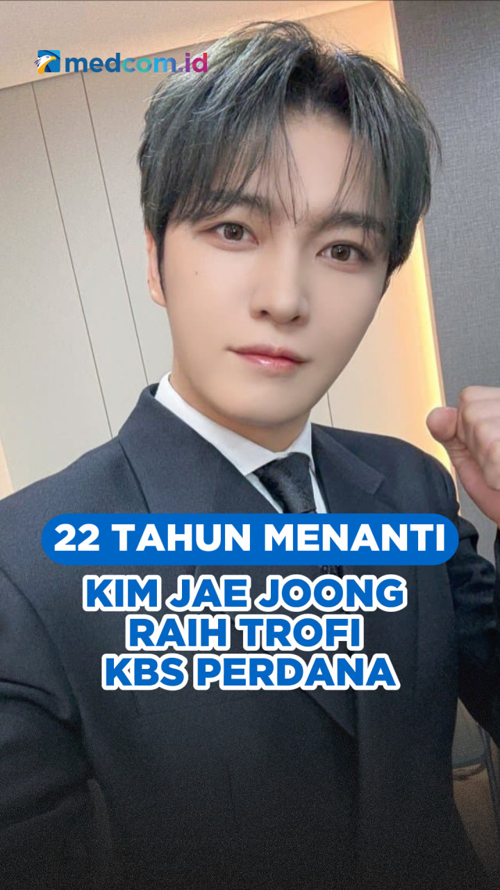 22 Tahun Menanti, Kim Jae Joong Raih Trofi KBS Perdana