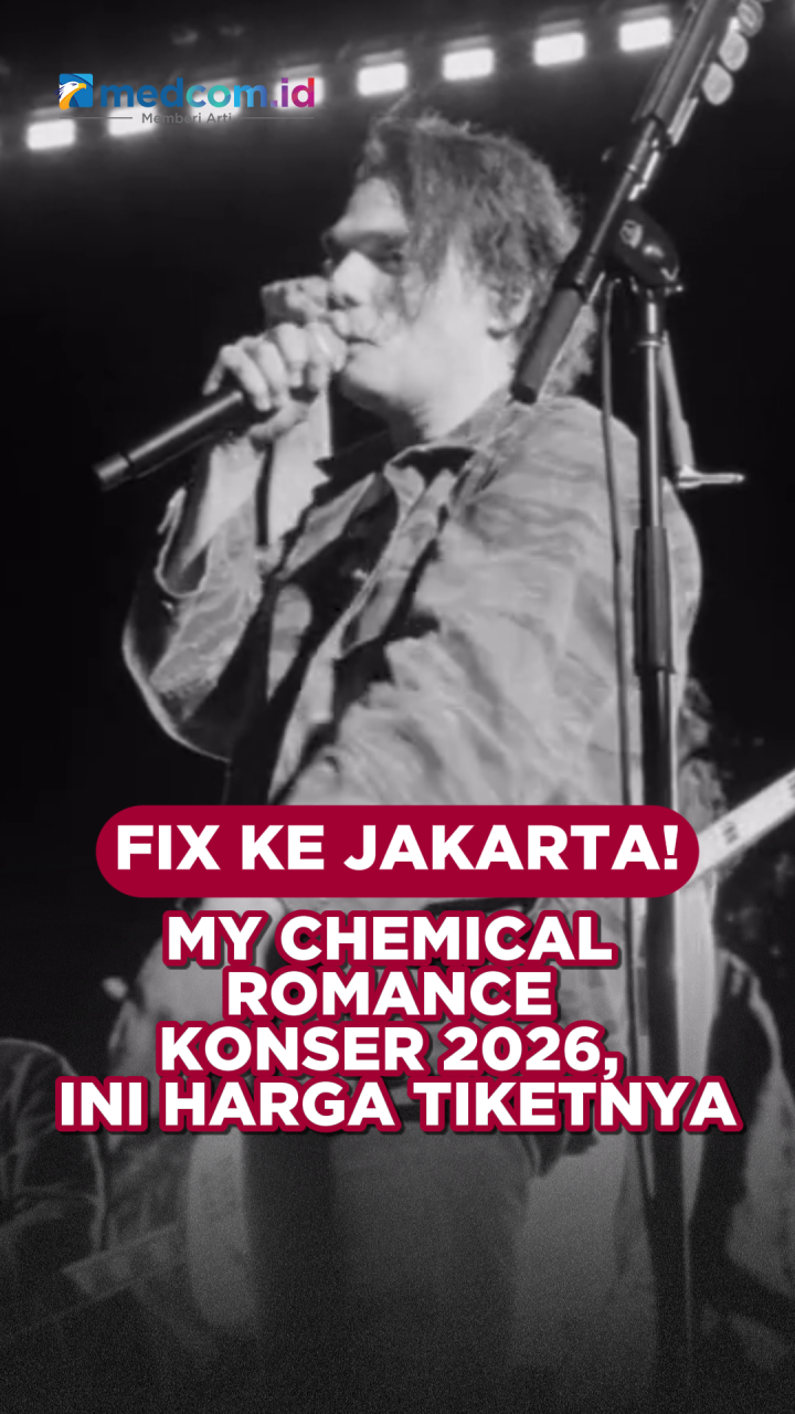 Fix ke Jakarta! My Chemical Romance Konser 2026, Ini Harga Tiketnya