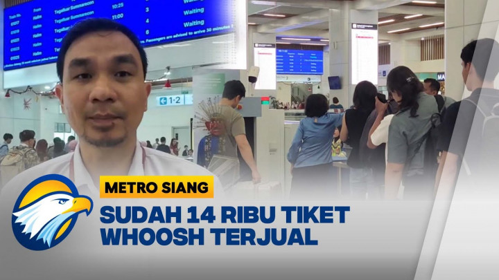 Jelang Natal, Penumpang Kereta Cepat Whoosh Membludak