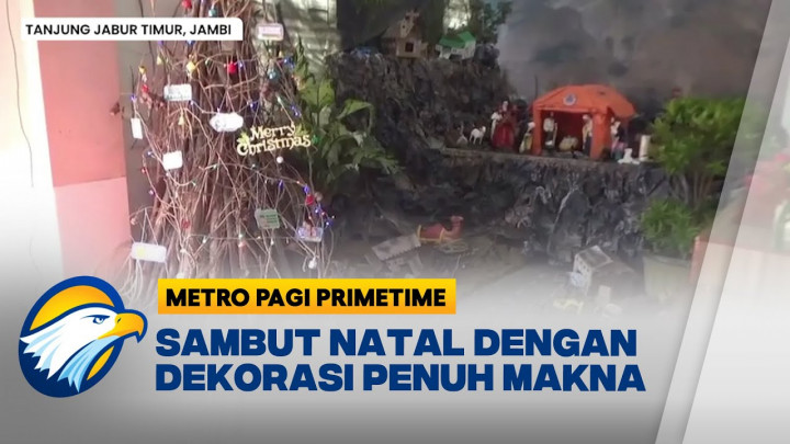 Bangkit dari Bencana, Dekorasi Natal Penuh Makna di Jambi