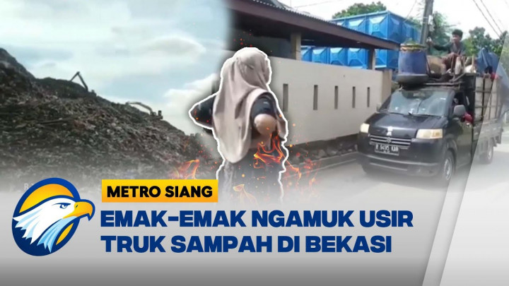 Viral, Warga Hadang Mobil Pengangkut Sampah di Bekasi