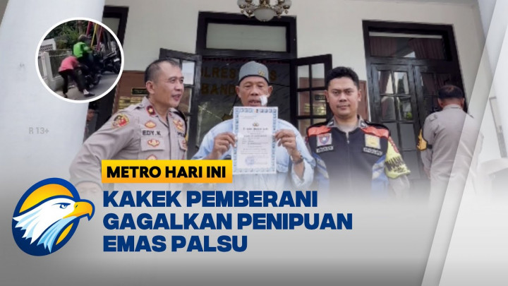 Pedagang Emas Bandung Terima Penghargaan atas Aksi Berani Gagalkan Penipuan