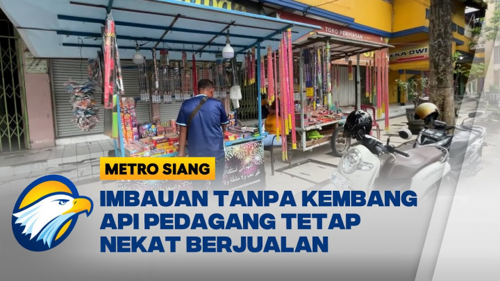 Meski Ada Imbauan, Pedagang Kembang Api di Lamongan Tetap Berjualan