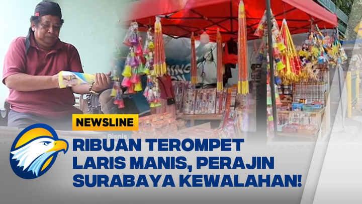 Jelang Tahun Baru, Perajin Terompet Tahun Baru Kebanjiran Pesanan