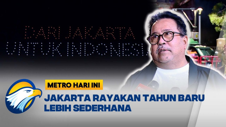 Empati Korban Bencana, Jakarta Ganti Kembang Api dengan Atraksi Drone