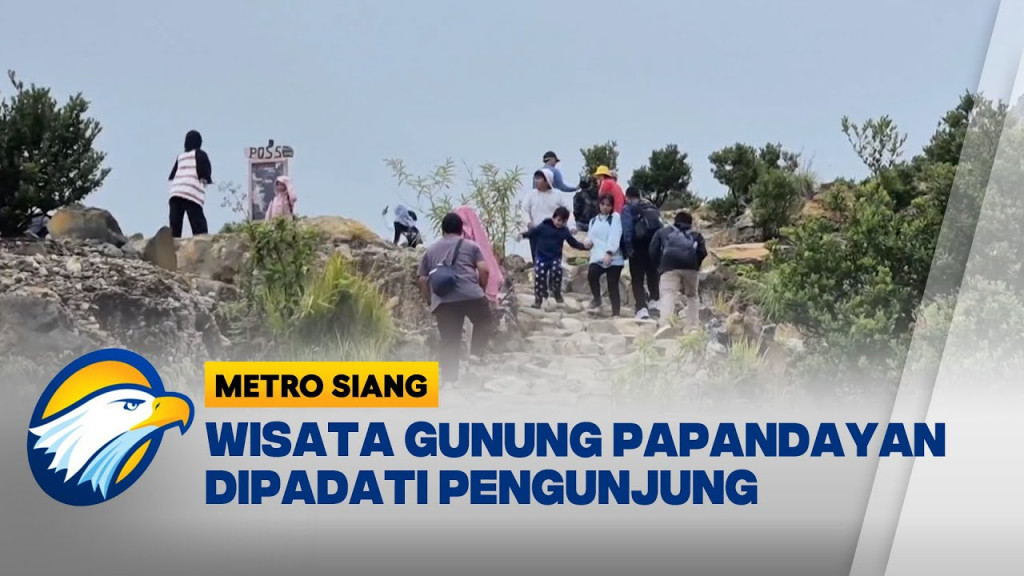 Awal Tahun 2026, Kawasan Pegunungan Papandayan Ramai Wisatawan